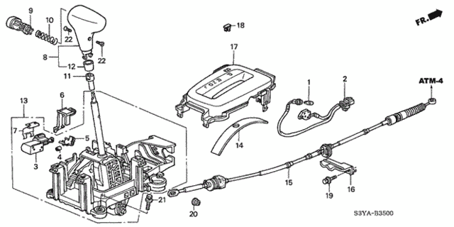 Select Lever for 2006 Honda Insight #0