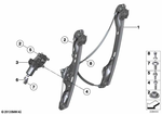 51332990385 - : Window Lifter, Electric, Front Left for BMW Image