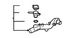 14050AB480 - Cooling System: Water Pipe for Subaru Image
