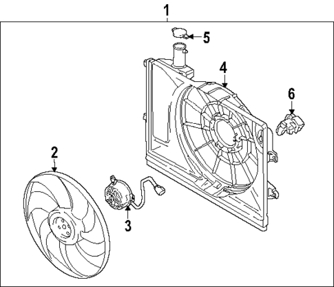 Cooling Fan for 2024 Hyundai Kona #0