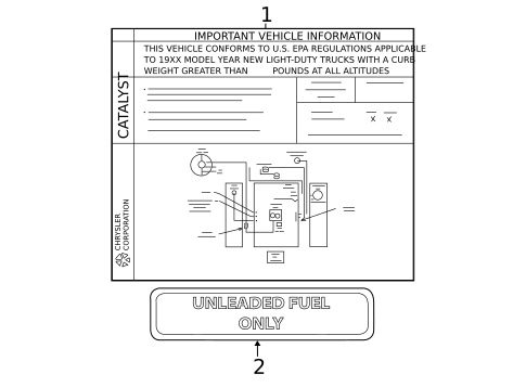 Labels for 2003 Dodge Dakota #0