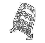 88310G5000 - Body: Seat Back Frame for Kia: Niro, Niro EV Image