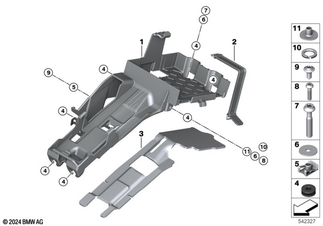 46631739339 - : Battery Tray for BMW-Motorrad Image