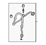 5Q0816743C - HVAC: Suction Line for Volkswagen: Golf, Golf SportWagen, Jetta Image