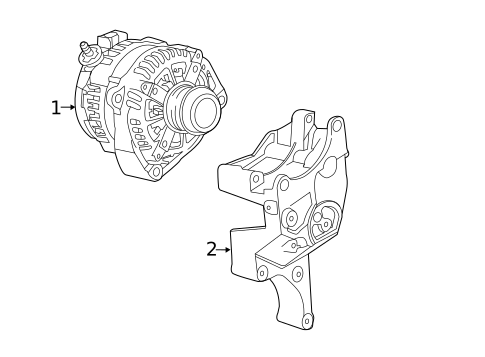 Alternator for 2018 GMC Yukon XL #0