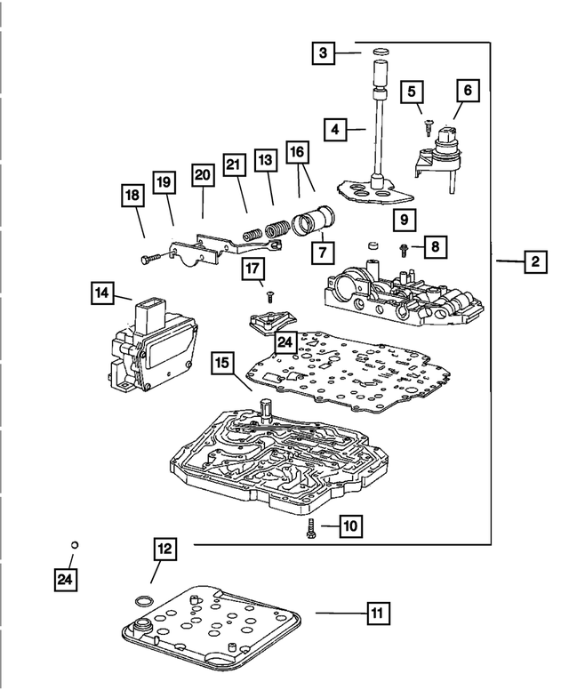 6506245AA - Automatic Transaxle 4 Speed: Screw for Mopar Image image