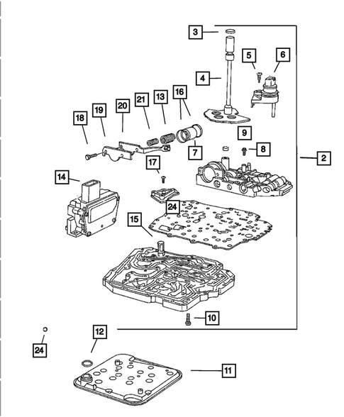 Valve Body for 2005 Dodge Durango #0