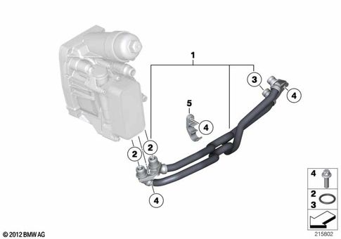Oil Cooler / Circuits for 2018 BMW 328d #0