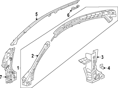 Hinge Pillar for 2023 Honda Accord #0