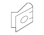 WHT006406 - Electrical: Headlamp Assembly Nut for Volkswagen Image
