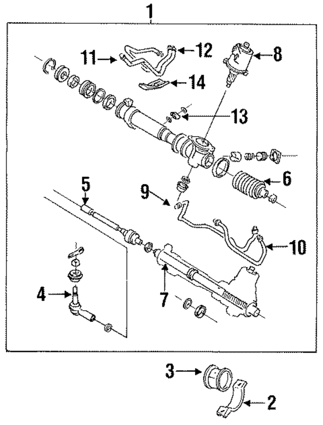 MB864378 - Steering: Rack And Pinion Mount Bushing for Mopar Image