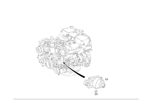 Ignition System Covering for 2006 Mercedes-Benz CL65 AMG #0