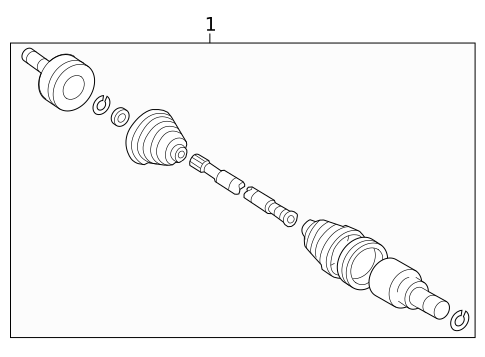 Drive Axles for 2005 Mercury Montego #1