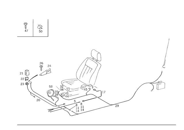 1245438827 - Electrical System: Wiring Harness for Mercedes-Benz Image image