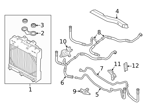 Oil Cooler for 2012 BMW 760Li #0