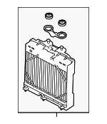 17217572542 - Cooling System: Oil Cooler for BMW Image