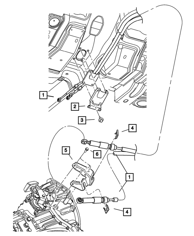 « 4670042AG – Getrag Manual Transaxle 5 Speed : Sélecteur De Rapport De Transmission Plaque pour Mopar Image »