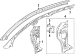 60003975 - : Inner Windshield Pillar for Chevrolet: Trax Image