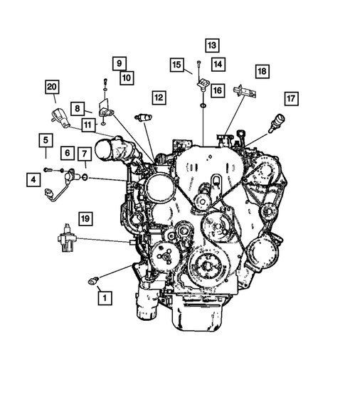 Sensors for 2005 Jeep Liberty #0