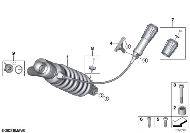 33545A6B249 - : Holder for BMW-Motorrad Image