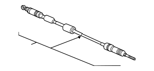 35150FJ020 - : Automatic Transmission Shifter Cable for Subaru Image