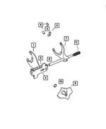 5159200AA - : Transfer Case Sector for Mopar Image