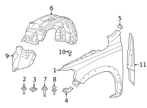 Fender & Components for 2020 Ram 1500 #0