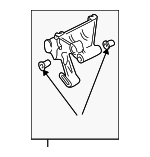 28145529 - Steering: Mount Bracket for Volkswagen: Cabrio, Golf, Jetta, Passat Image