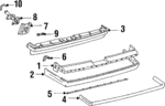 22530450 - Body: Cover for Oldsmobile: Calais, Cutlass Calais Image