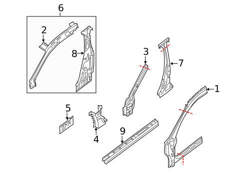 Rocker Panel for 2009 Nissan Altima #1