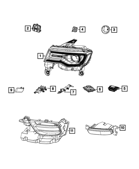 Lamps-Interior and Exterior for 2019 Jeep Grand Cherokee #7