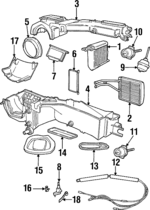 4883888AA - HVAC: Vacuum Harness for Jeep: Cherokee Image