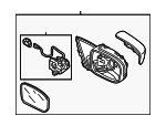 76200SECC43ZH - : Mirror Assembly for Acura Image