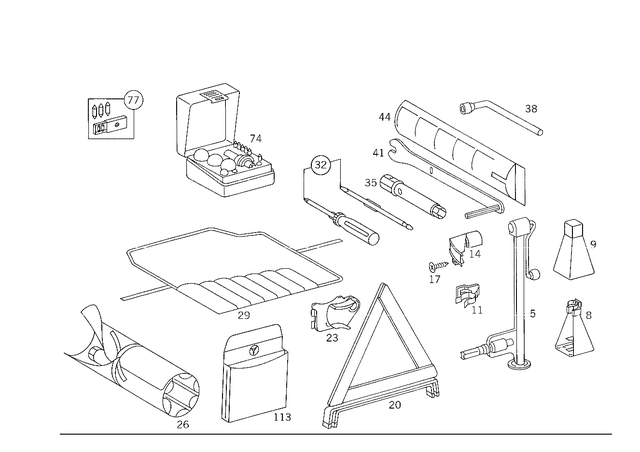 1295840739 - : Plate for Mercedes-Benz: 500SL, 600SL Image