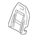AC2Z1664810A - Body: Seat Back Pad for Ford Image