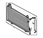 GHR161480B - HVAC: Condenser for Mazda: 3, 6 Image