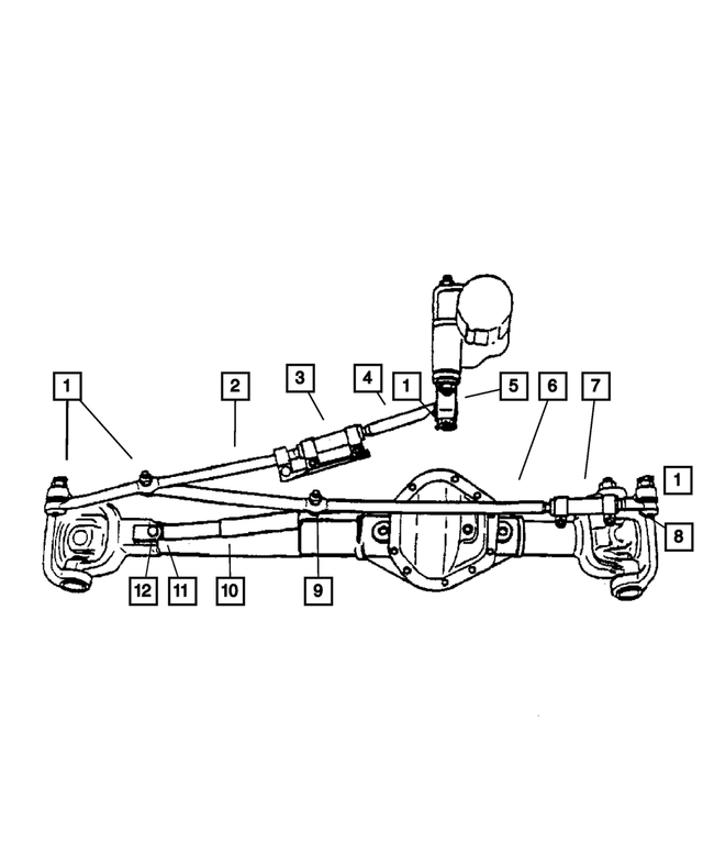 5086144AC - Steering: Tie Rod End Package for Mopar Image image