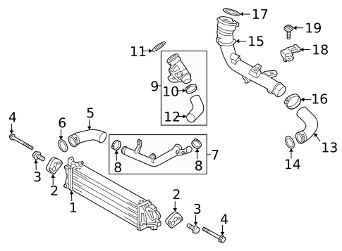 Intercooler for 2023 Volvo V60 #0