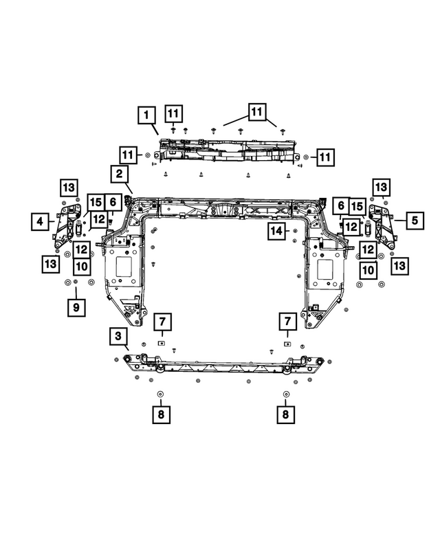 6510768AA - Cooling: Hex Head Screw for Mopar Image