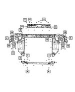 6510768AA - Cooling: Hex Head Screw for Mopar Image