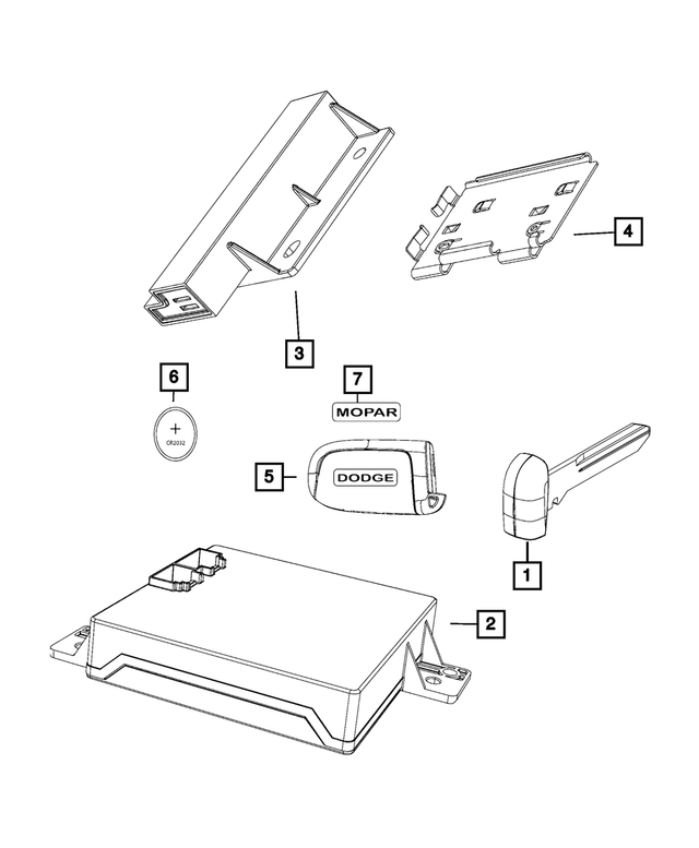 68060648AG - Electrical: Hub Receiver for Mopar Image image