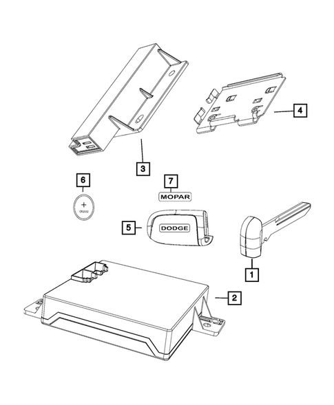 Keys, Modules and Engine Controllers for 2011 Dodge Charger #0