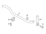 4M0411317L - Suspension: Suspension Stabilizer Bar Link for Audi Image