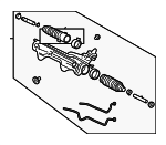 STE690 - Steering: Motorcraftâ„¢ Gear Assembly for Ford: Expedition | Lincoln: Navigator Image