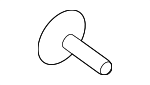 PAF912610 - Body: Air Deflector Screw for Porsche Image