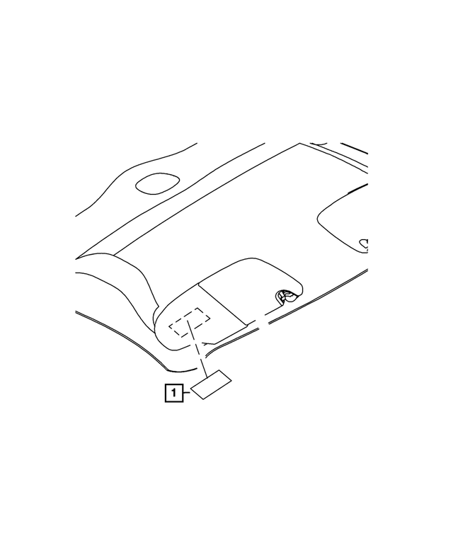 4897875AA - Labels: Air Bag Warning Label for Mopar Image