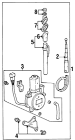 39150SV4A02 - Electrical: Antenna, Power for Honda: Accord Image