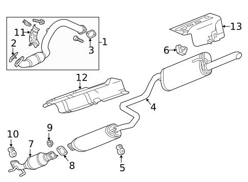 Exhaust Components for 2014 Chevrolet Sonic #0