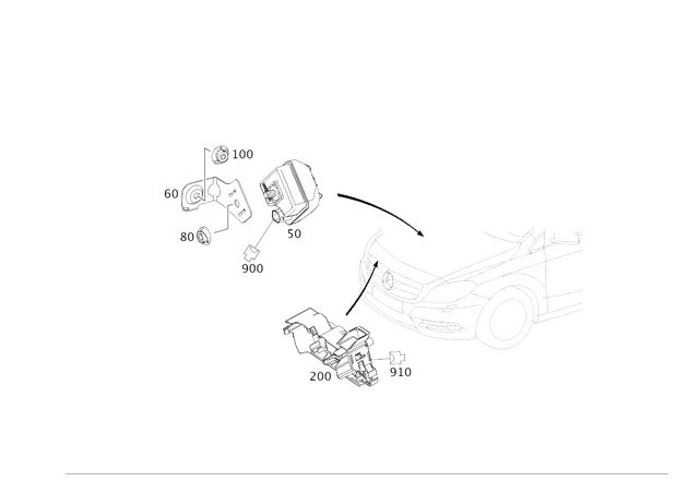 2105402181 - Electrical System: Coupling, Mechanical for Mercedes-Benz Image image