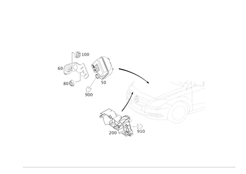 Antitheft Alarm System for 2015 Mercedes-Benz B Electric Drive #0